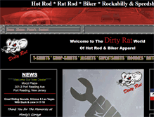 Tablet Screenshot of dirtyratbrand.com